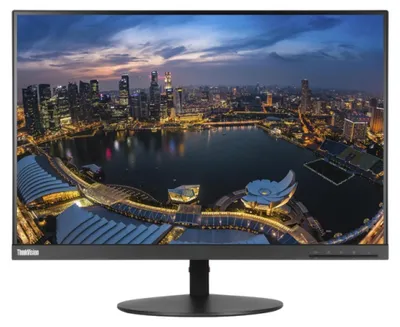 Zdjęcie produktu dla Lenovo ThinkVision T24d, 61 cm (24"), 1920 x 1200 px, WUXGA, LED, 7 ms, Czarny