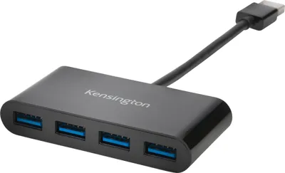Obrázok produktu pre Kensington UH4000 4portový rozbočovač, USB 3.0 - čierny