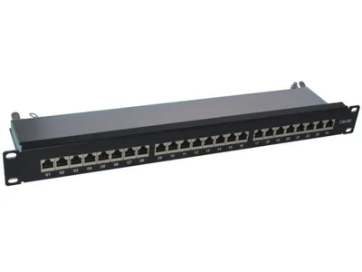 Image de Panneau de brassage Alantec PK040 STP cat.6A 24 ports LSA 1U 19"