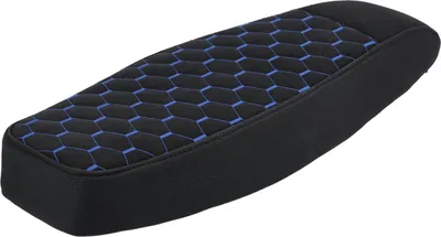 Image de Tuning de siège "Hexagone" noir/bleu - pour Simson S50, S51, S72