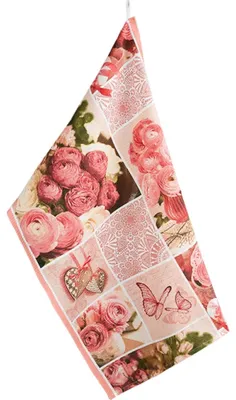 Obrázok produktu pre Kuchynská utierka 1 ks - 50x70 cm - ružová