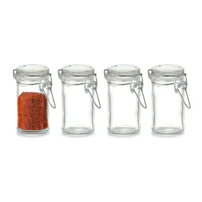 Produktbild von Zeller Gewürzgläser-Set mit Bügelverschluss, 4-tlg., mini, Ø4,5 x 8,4 cm, 19957