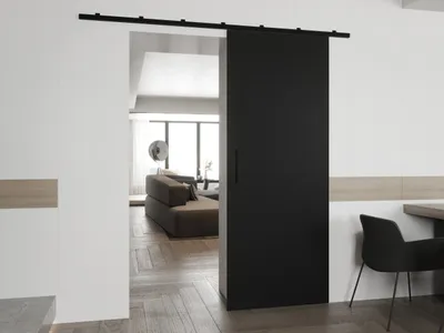 Obrázok produktu pre Interiérové posuvné dvere CONROE 1 - 70 cm, čierne
