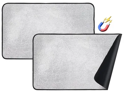 Produktbild von Sonnenschutz Auto Magnetisch Seitenscheibe Verdunklung 2 Stück 90x52cm