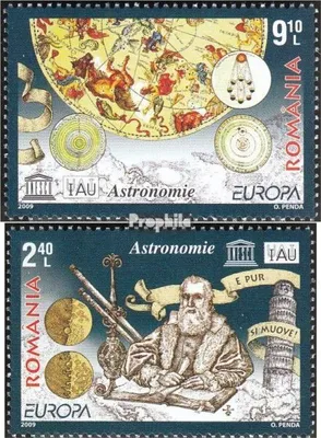 Produktbild von Briefmarken Rumänien 2009 Mi 6357-6358 (kompl.Ausg.) postfrisch Europa - Astronomie