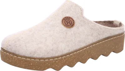 Produktbild von Rohde Damen Hausschuh Pantoffel Filz zarte Farbe bequem Foggia-D 6120, Größe:40 EU, Farbe:Beige
