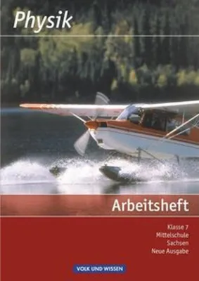 Obrázek produktu pro Physik 7. Schuljahr. Arbeitsheft. Mittelschule Sachsen