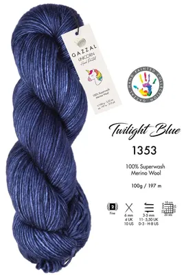 Produktbild von Wolle Gazzal Unicorn 1353 - Stricken & Häkeln