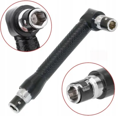 Produktbild von GEKO | Flexible Schraubendreher Bit, 1/4, Verlängerung Bohrmaschine, Bithalter Aufsatz, Winkelschraubendreher, Schraubendreher-Aufsatz, Schnellwechsel