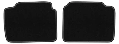 Productafbeelding van Velours achtermatten voor BMW 5 E34 1988-1994 (sedan/stationwagen) – 2-delig, zwart, op maat – Wielganizator LUX