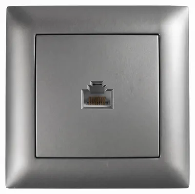 Immagine prodotto di Presa Rj45 Toolight OSTE JNH010-S + cornice Grey