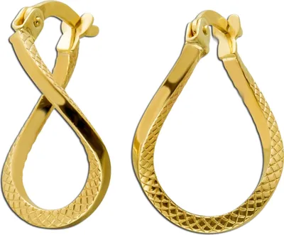 Produktbild von Creolen Infinity Design Gelbgold 585 14 Karat