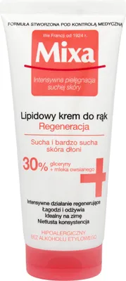 Produktbild von MIXA Intensive Pflege für trockene Haut Regenerierende Lipid-Handcreme 100ml
