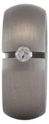 Produktbild von XENOX 0913946 Damen Ring Edelstahl Silber weiß 58 (18.5)
