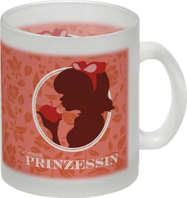 Produktbild von Prinzessin Schneewittchen Glas Tasse