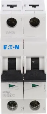 Obrázek produktu pro Miniaturní jistič Eaton, 2 A, 2p, charakteristika: B 278722