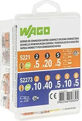Image de WAGO Kit de bornes de connexion - 100 bornes (SÉRIES 221 & 2273)