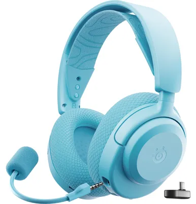 Produktbild von Steelseries Arctis Nova 3X, Kabellos, 20 - 22000 Hz, Musik/Alltag, 260 g, Kopfhörer, Aqua-Farbe