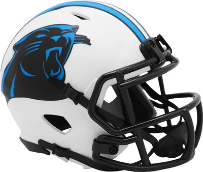 Produktbild von NFL Carolina Panthers Mini Helm Speed Lunar Eclipse Riddell Footballhelm