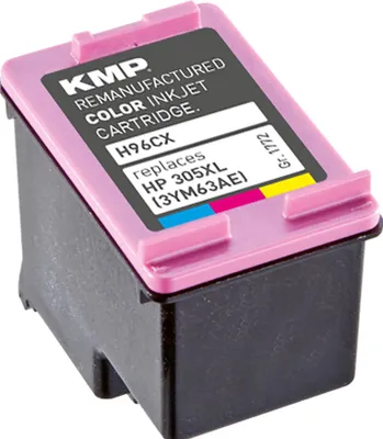 Produktbild von KMP Tintenpatrone passend für HP 305XXL 3YM63AE 3-farbig