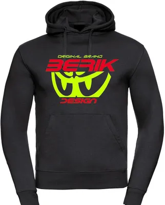 Immagine prodotto di Berik The New Eye Felpa con cappuccio, dunkelblau/gelb/rot, S