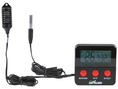 Produktbild von TRIXIE Digital-Thermo-/Hygrometer, fernfühlend - diverse - 6 × 6 cm