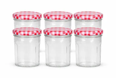 6er Set Marmeladengläser 300 ml mit Schraubdeckel – luftdicht & wiederverwendbar