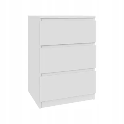Produktbild von Kommode AVEN 75x50x40cm, Schrank 3 Schubladen, grifflos, für Schlafzimmer