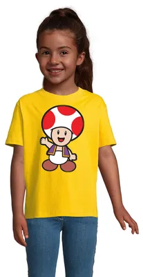 Produktbild von Toad T-Shirt Kinder Retro Gaming Print Vintage Videospiel Kurzarmshirt