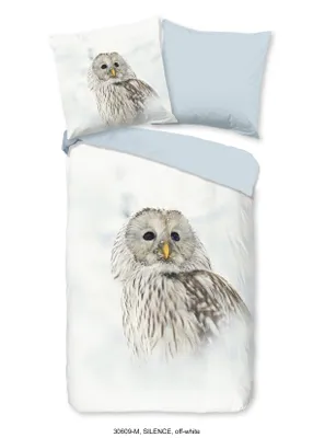 Produktbild von Pure Bettwäsche Eule - 135x200 cm - 100% Mikrofaser