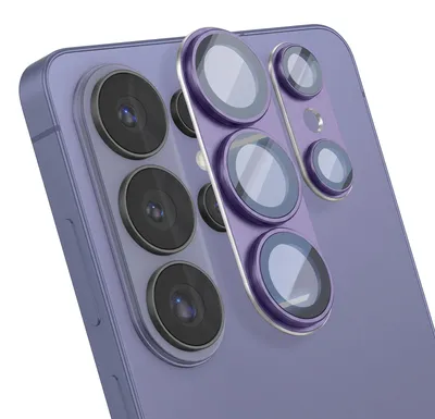 Image de Avizar, protection d'écran pour Galaxy S26 Ultra, en verre trempé résistant aux rayures, couleur violet