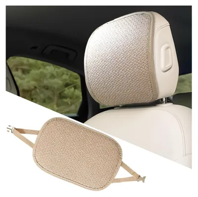 Image de Solidchoice - Housses de coussin de tête lavables pour voiture