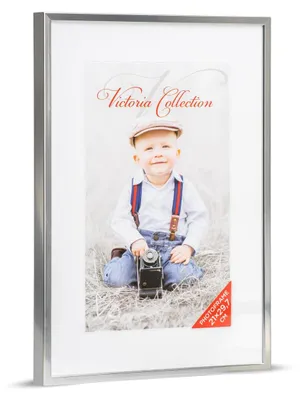 Immagine prodotto di Cornice per foto in alluminio 21x29,7cm (A4), argento | Sourcing