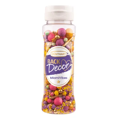 Produktbild von BackDecor Premium Streuselmix Miami Vibes, 110 g