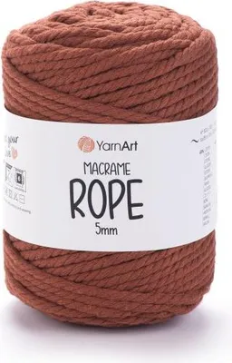 Produktbild von Yarn Art Macrame Rope 5 mm 85 m 785 Light Red Schnur