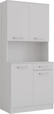 Zdjęcie produktu dla Bufet kuchenny Vicco Raul Biały 83.6 x 188.5 cm z 4 drzwiami i 1 szufladą, Model 58433