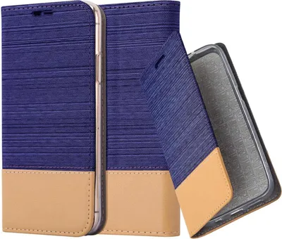 Produktbild von Cadorabo Hülle für Apple iPhone 13 Schutzhülle in Blau Handy Hülle Etui Book Case Cover
