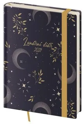 Zdjęcie produktu dla Tygodniowy planer B6 "Lunarny Sen" z gumką (DZ440-1-27)