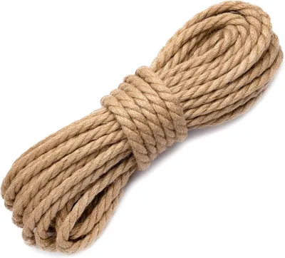 Produktbild von Juteseil 8mm x 25M - Starkes Naturfaser-Hanfseil für Garten, DIY und Dekoration