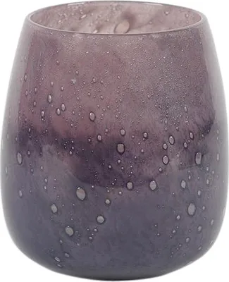 Produktbild von Rasteli Vase - Dekovase Glas Lila mundgeblasen D 17,8 cm H 18,6 cm