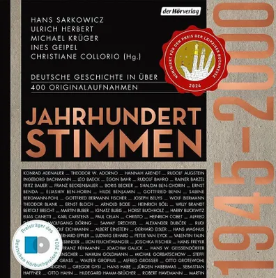 Produktbild von Jahrhundertstimmen 1945-2000 - Deutsche Geschichte in über 400 Originalaufnahmen