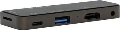 Obrázok produktu pre EXSYS EX-1222HM, Kábel, USB 3.2 Gen 1 (3.1 Gen 1) Type-C, 87 W, Antracit, Microsd (transflash), MicroSDHC, MicroSDXC, Hliník