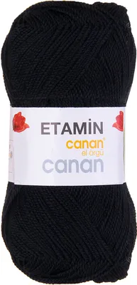30g Etamin Canan uni schwarz