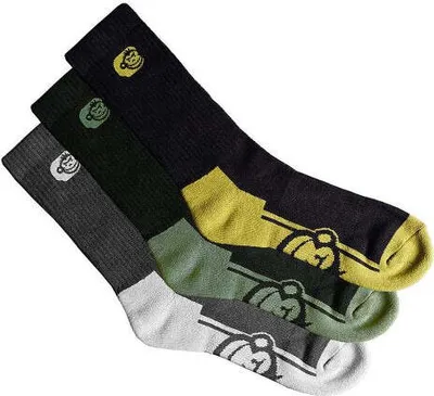 Produktbild von RidgeMonkey Crew Socks 3 Pack Size 10-12