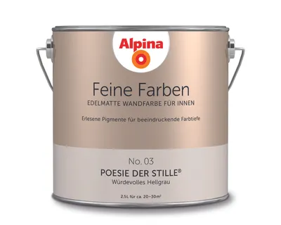 Produktbild von Alpina Feine Farben No. 03 Poesie der Stille® edelmatt 2,5 Liter