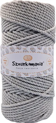 Obrázek produktu pro Makramé příze 5 mm 100 m třívrstvá, mnoho barev, bavlněná příze, bavlněná šňůra 5 mm třívrstvá, makramé šňůra, makramé šňůra, bavlněná šňůra, háčkovaná
