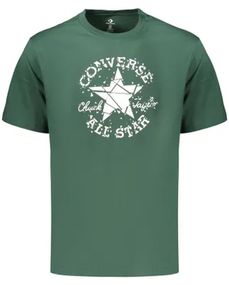 Produktbild von Herren Kurzarm T-Shirt Grün – Standardpassform mit Print & Logo