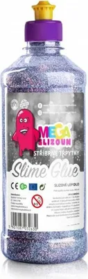 Zdjęcie produktu dla Klej szlamowy Megaslip PVA - srebrny brokat