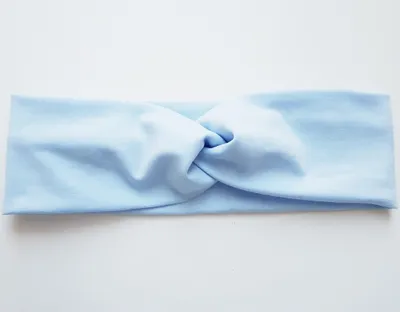 Image de Bandeau Turban pour Enfant - Bleu Clair KP5480