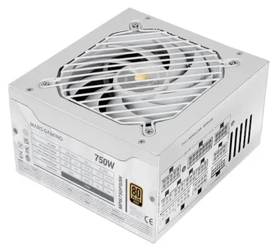 Produktbild von Mars Gaming MPB750PSI, 750 W, 200 - 240 V, 47 - 63 Hz, 5 A, Aktiv, 130 W